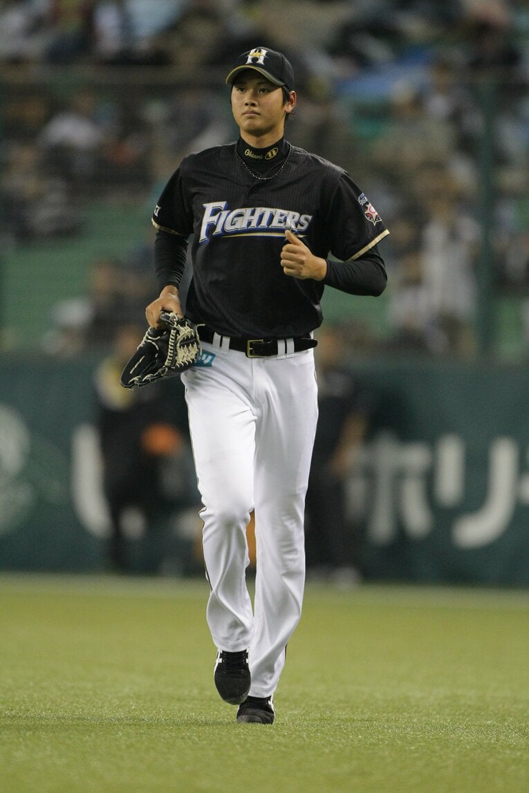 プロ1年目の大谷　©BUNGEISHUNJU