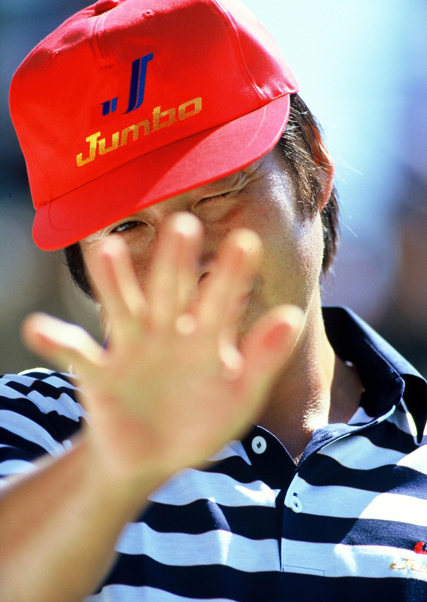 ジャンボ尾崎、当時38歳　©︎BUNGEISHUNJU