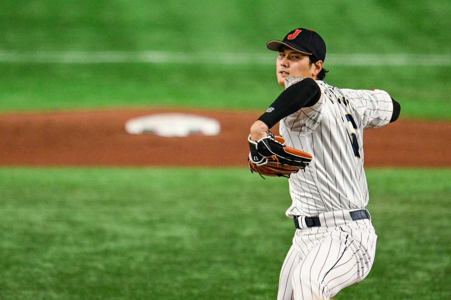 気迫溢れる大声を上げながらのピッチングも話題になった　©︎Nanae Suzuki