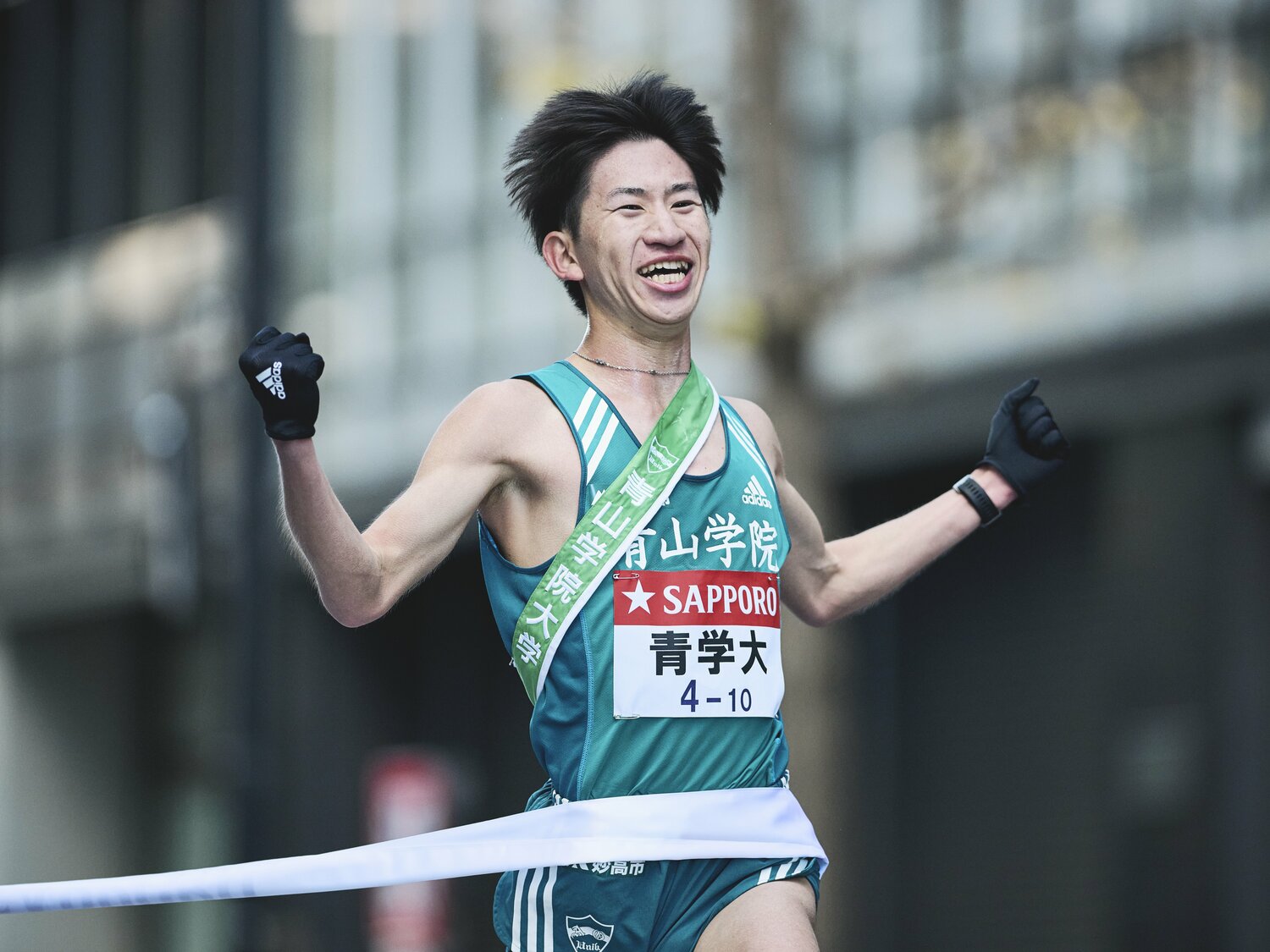 2年ぶりの総合優勝を果たした青学大　©Yuki Suenaga