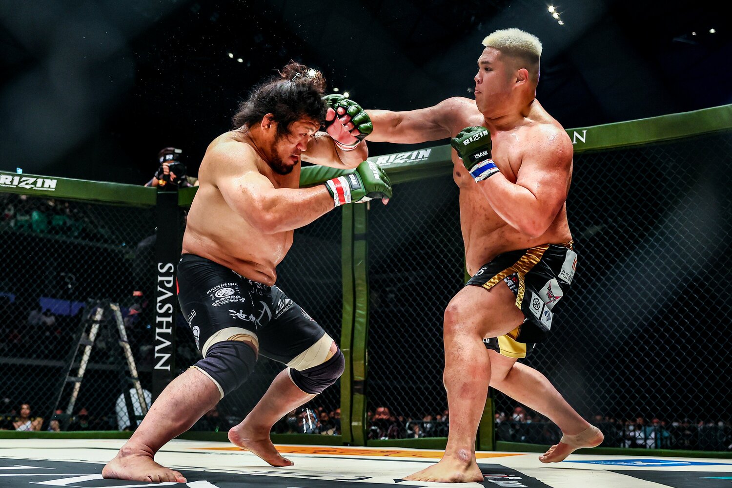 時折見せたパンチは迫力十分。可能性を感じさせた ©RIZIN FF Susumu Nagao