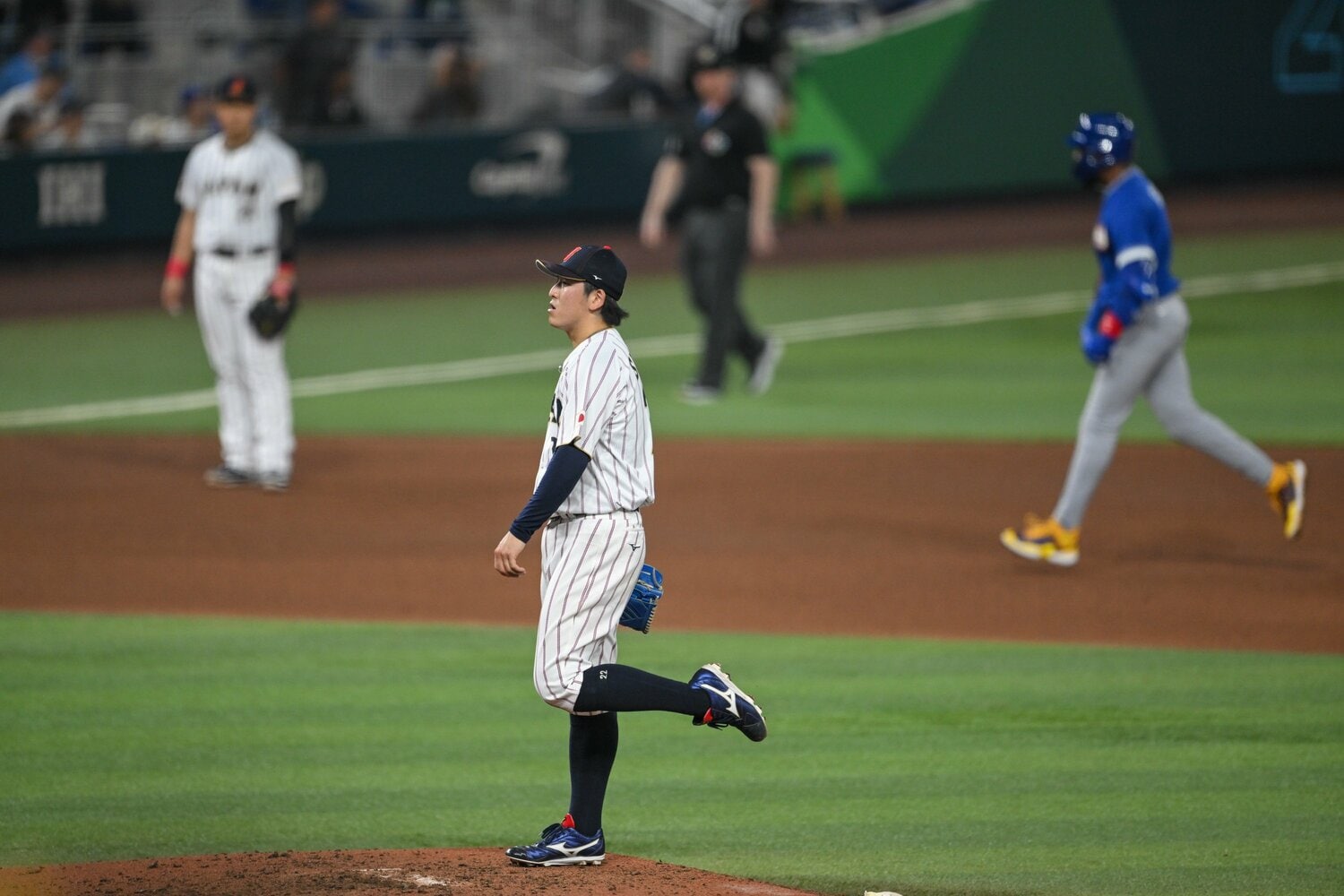 2番手で登板した隅田知一郎はM・ガルシアに手痛い2ランを浴びた　©️Nanae Suzuki