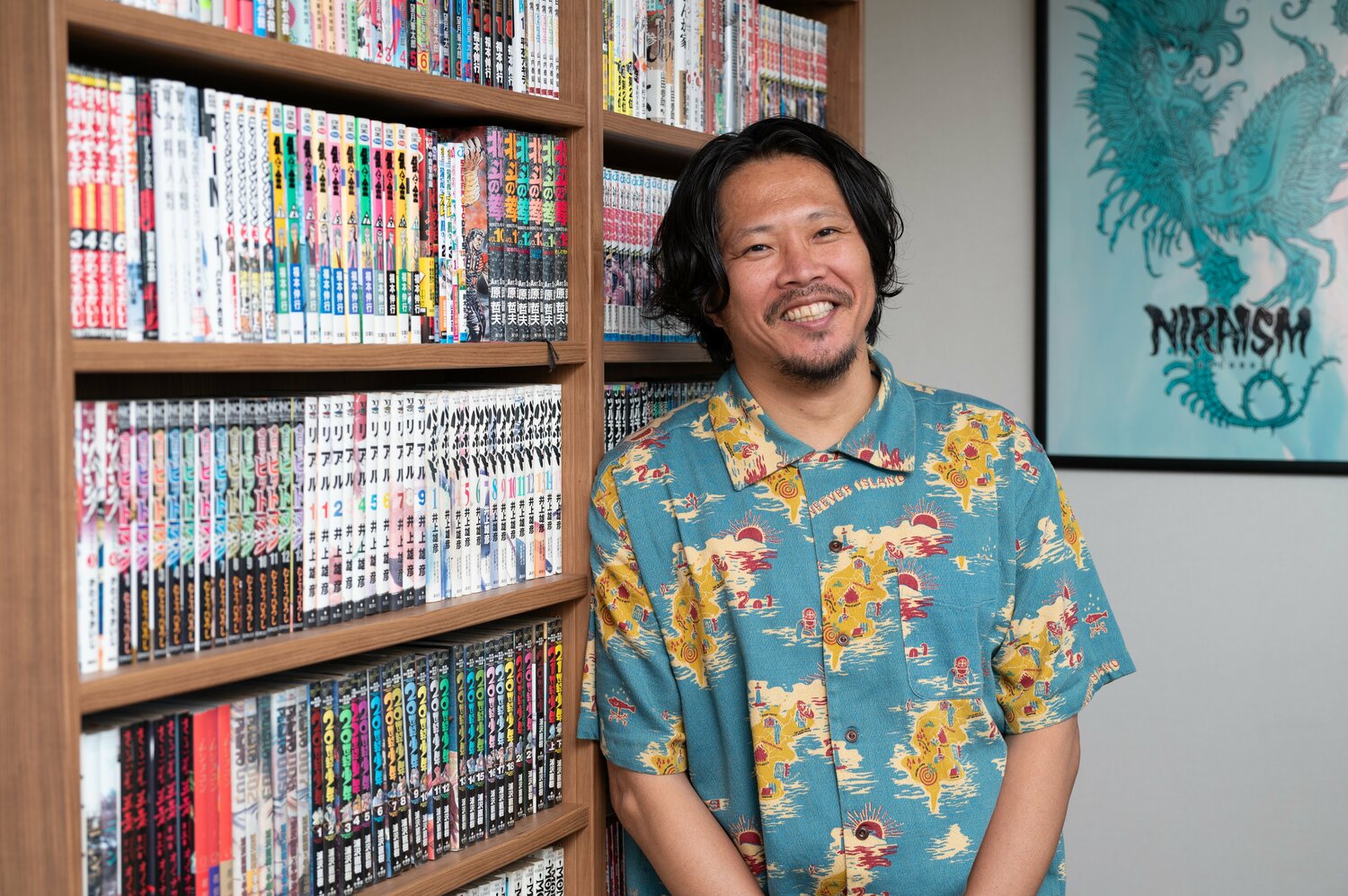 「どんな野球も報われてほしい」とクロマツさんは野球愛を語る ©Tadashi Hosoda