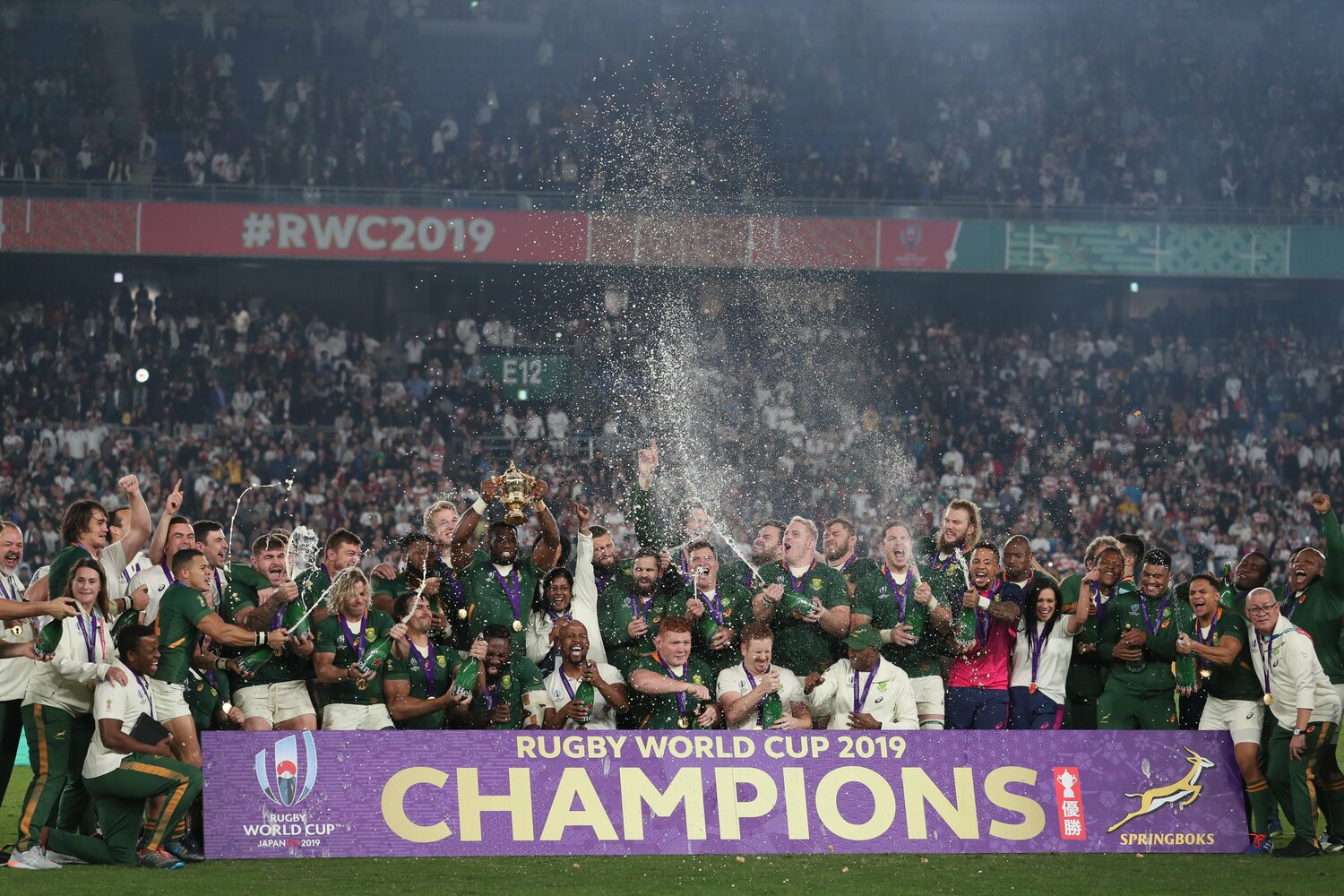 2019年ラグビーW杯で優勝した南アフリカ代表も「ティア1」だ。©Naoya Sanuki/BUNGEISHUNJU