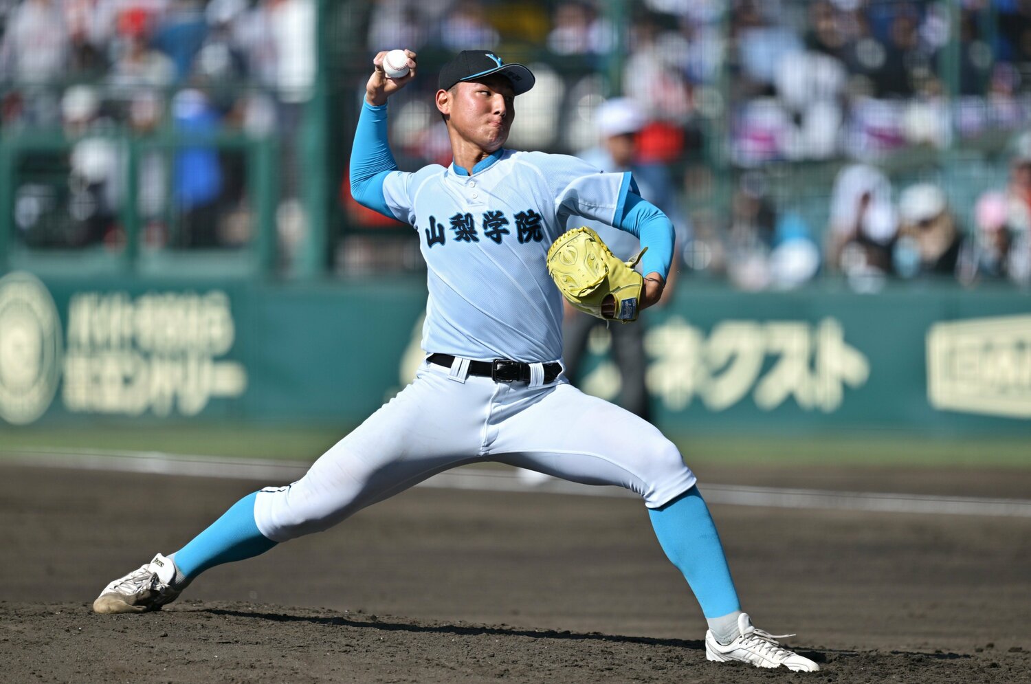 2年夏の甲子園で力投する菰田 ©Hideki Sugiyama