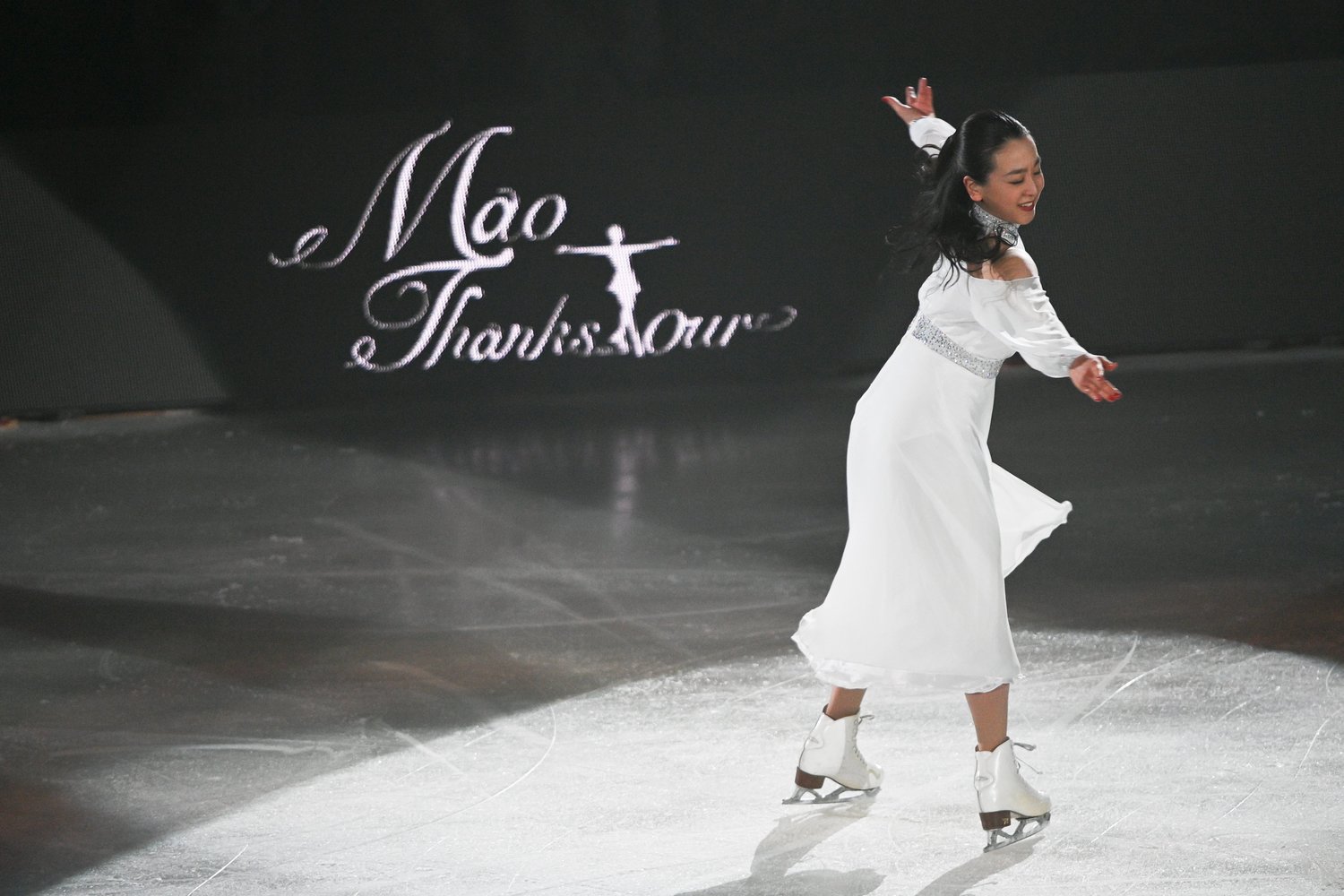 「サンクスツアー」千秋楽での浅田真央さん (C)Asami Enomoto