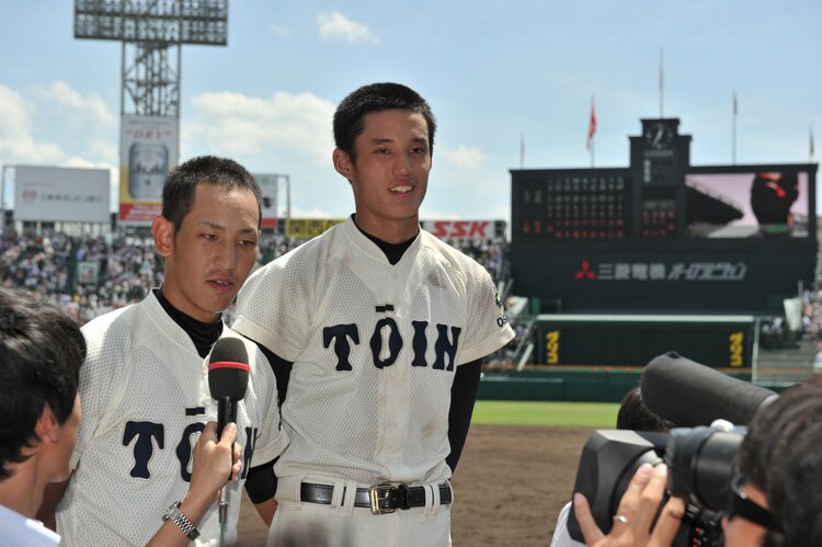 大阪桐蔭高校春夏連覇記念タオル 藤浪晋太郎 - 野球