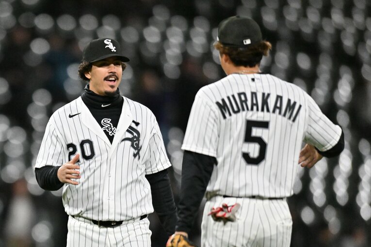 村上に信頼を寄せるミゲール・バルガス　©︎Patrick Gorski/Icon Sportswire via Getty Images