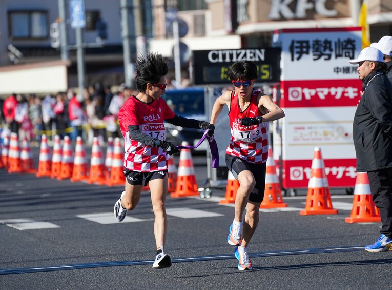 2区で22人抜きを見せたサンベルクスの吉田響　　©Satoshi Wada