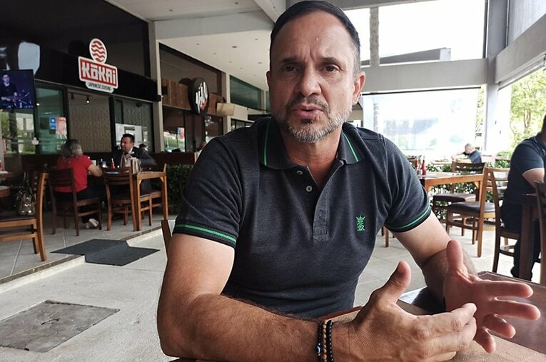 インタビューに応じてくれた呂比須ワグナー ／ photograph by Hiroaki Sawada