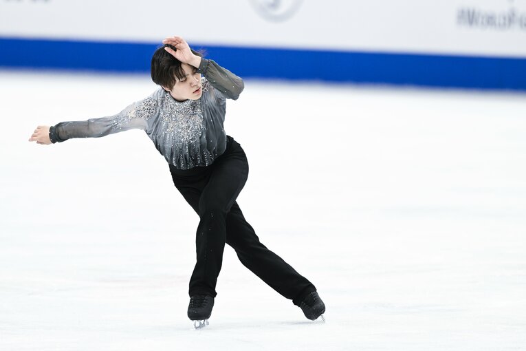 世界選手権フリーの演技　©Asami Enomoto