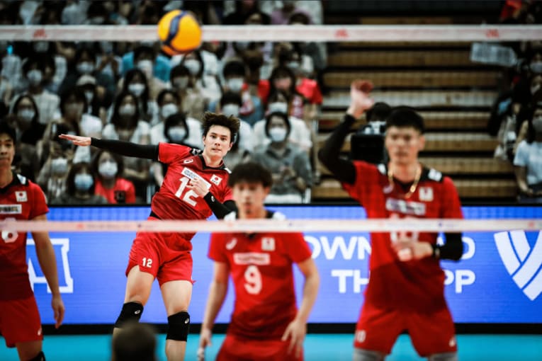 ネーションズリーグ・ドイツ戦　©︎FIVB