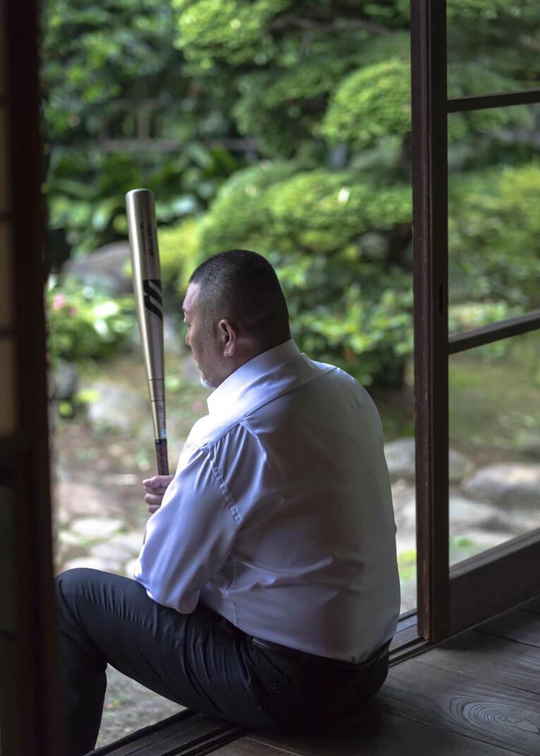 甲子園で史上最多の13本塁打を放った金属バットを持つ清原和博  ©︎Takuya Sugiyama