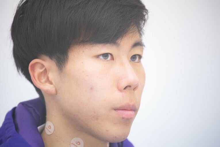 2区・田澤。12月上旬にコロナ感染があり、体調が万全ではなかったが、花の2区で青学にリードを許さず、執念でタスキをつないだ　©Nanae Suzuki