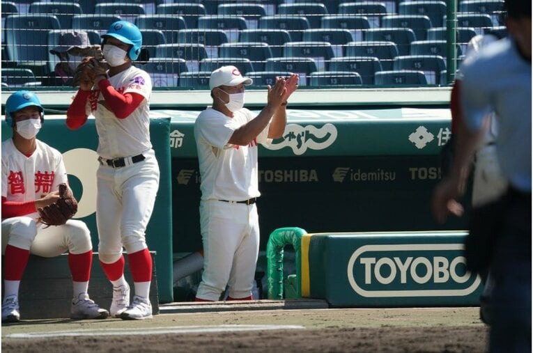 今大会での中谷監督　©Hideki Sugiyama