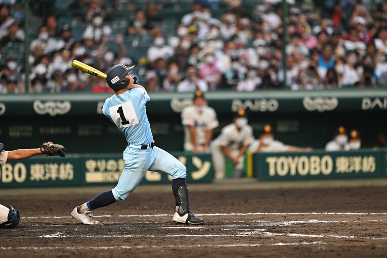 【3回戦・対海星戦】あの満塁弾の打席　©Nanae Suzuki