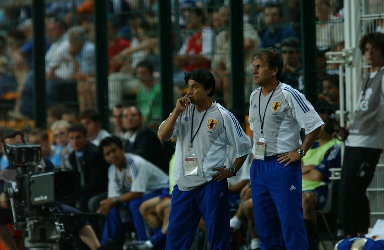2003年コンフェデ杯のジーコ監督©Takuya Sugiyama