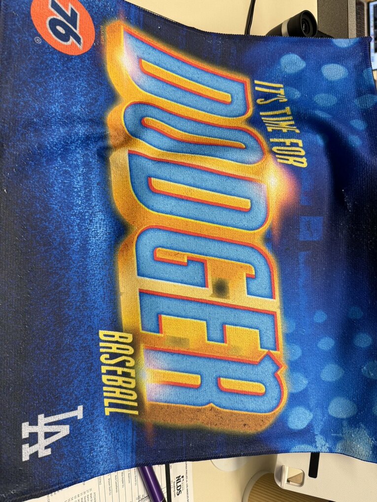 【“テレビに映らない”大谷取材写真】ドジャースグッズ…写真はまだまだ続きます　©Naoyuki Yanagihara