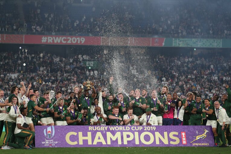 2019年ラグビーW杯で優勝した南アフリカ代表も「ティア1」だ。©Naoya Sanuki／BUNGEISHUNJU