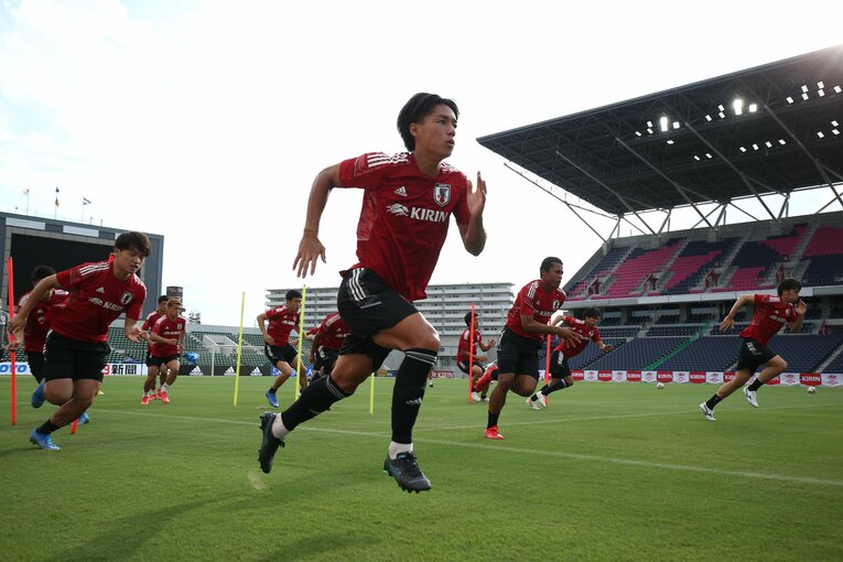 学生時代から貪欲な姿勢を見せていたという林大地　©︎JFA/AFLO