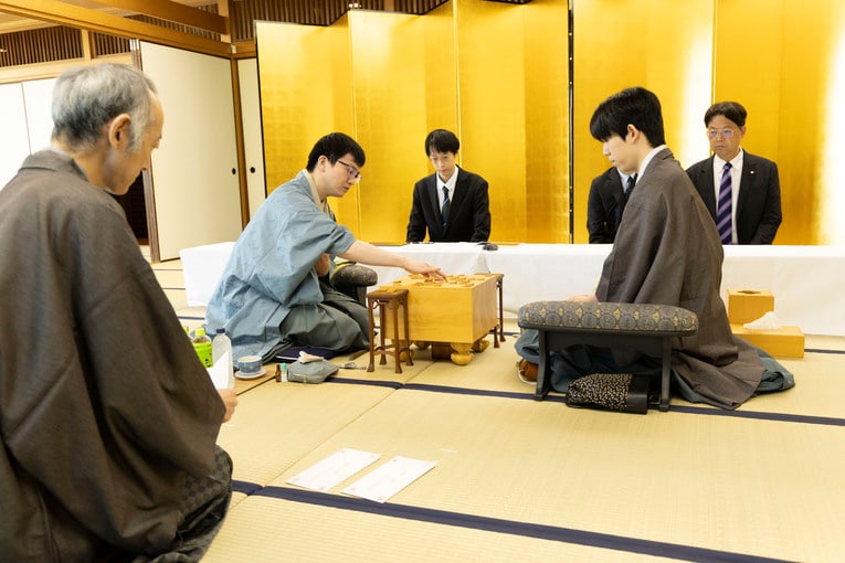 王位戦第4局　©日本将棋連盟