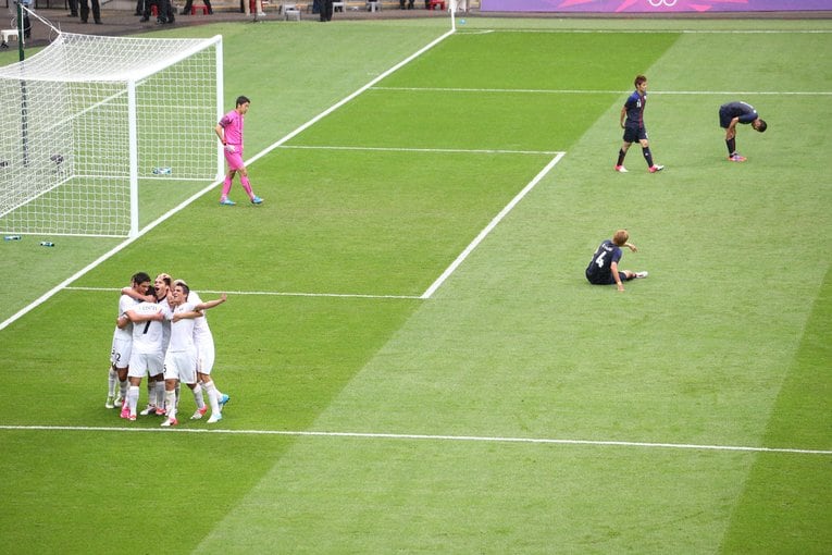 ロンドン五輪準決勝メキシコ戦（2012年）©️JMPA