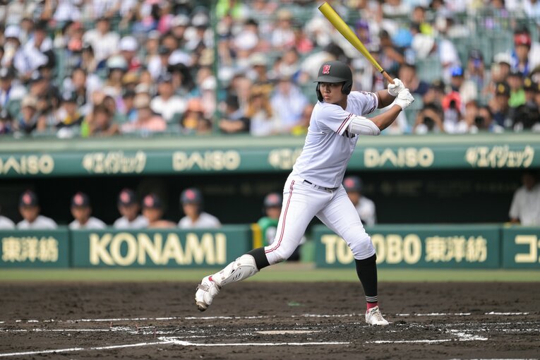 「指名漏れ→大商大進学予定」広陵・真鍋慧　©Nanae Suzuki