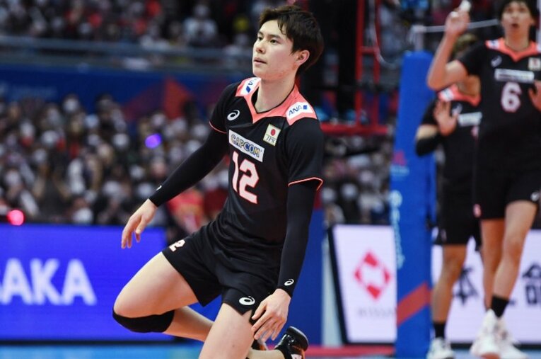 9月2日に21歳の誕生日を迎えた高橋藍（日体大）。イタリアで磨きをかけた守備力を世界選手権の舞台でも発揮している ／ photograph by Itaru Chiba