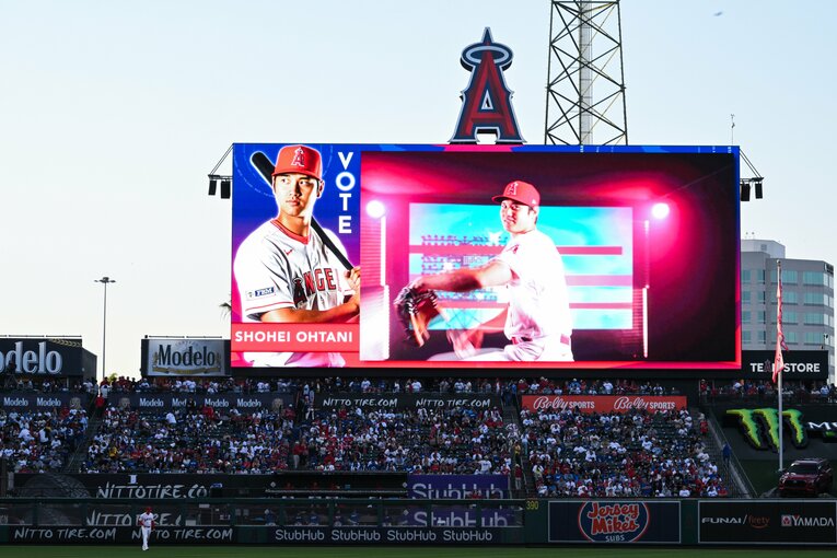 オールスターではア・リーグ1位で選出された　©Nanae Suzuki