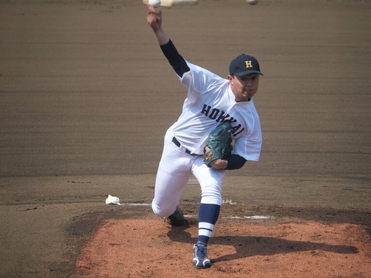 広島に4位指名を受けた工藤泰己（北海学園大）©︎PPAB-lab.