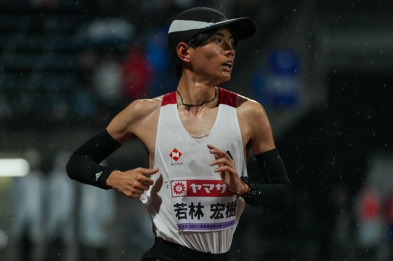 青学大の山上りで活躍した「若の神」こと若林宏樹。すでに第一線からの引退は表明していたが、ラストランに日本選手権を選んだワケは？　©Satoshi Wada
