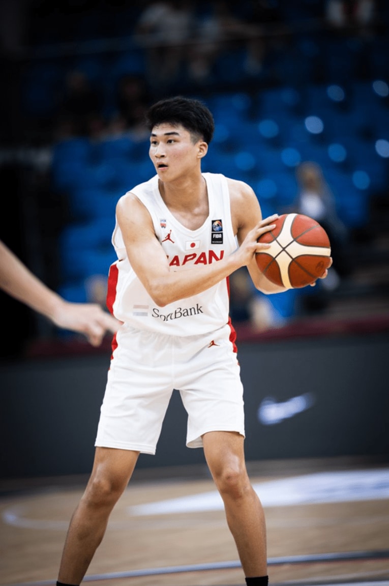 U19W杯／PG湧川颯斗（滋賀レイクス）©︎nextgenhoops