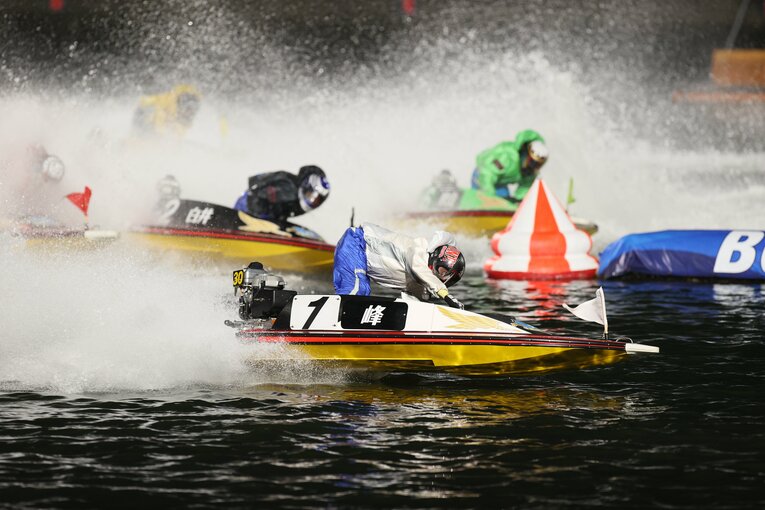 他の追随を許さない旋回力で勝利を重ねている　©日本モーターボート競走会