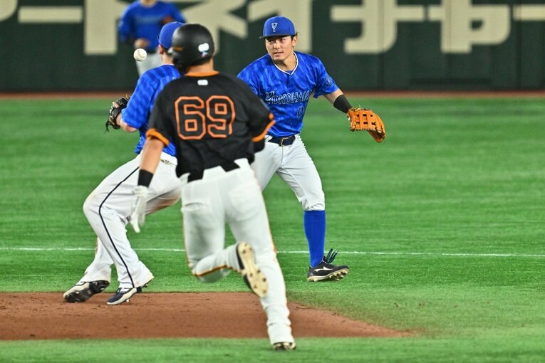 内野はどこでも守れる林　©NumberWeb