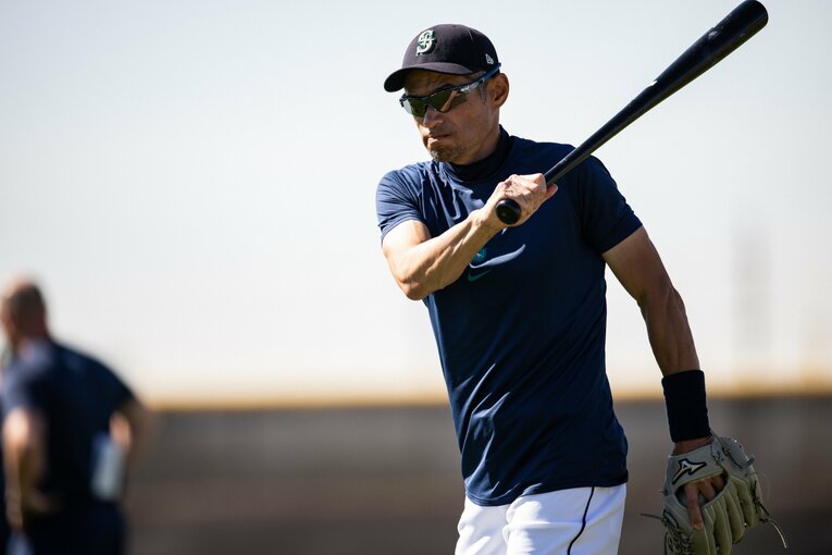 今年のマリナーズのスプリングキャンプで　©Nanae Suzuki