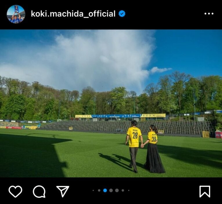 ※町田浩樹インスタグラムより（全7枚中の7枚目）