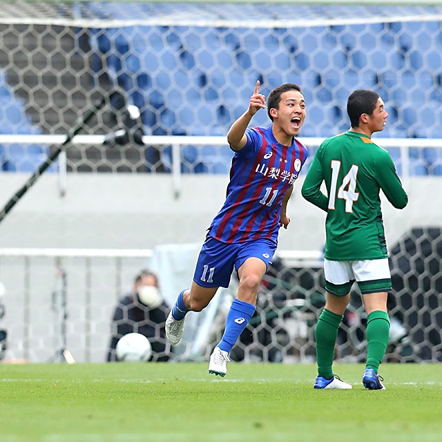突然のオファーに「え、なんで俺?」選手権優勝、山梨学院“11番”廣澤灯喜はなぜポルトガルに行けたのか