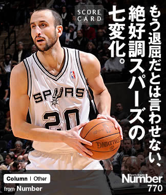 サイン入り マヌ・ジノビリ トレーディングカード きばり