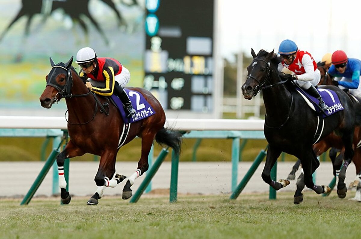 JRAポスター　朝日杯FS　グレナディアガーズ　激レア　非売品　B1サイズ 2／3）朝日杯FS優勝“怪物の仔”グレナディアガーズの凄みと1番人気3着