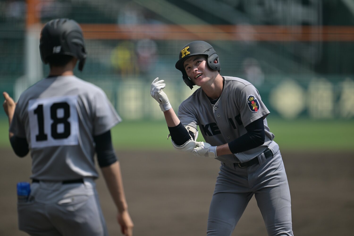 慶応「話題の1番バッター」丸田湊斗 ©Hideki Sugiyama