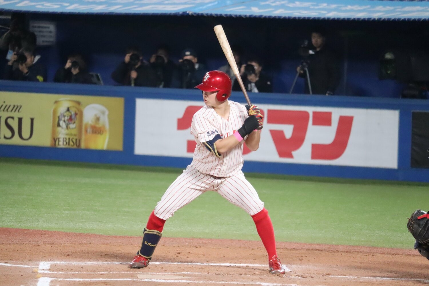 明治神宮大会では自慢の打撃力を発揮できず、創価大に敗れた　©Genki Taguchi