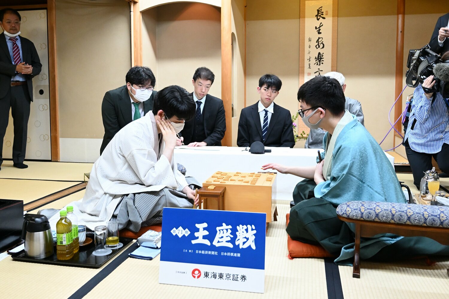 八冠の決定局ともなった王座戦第4局　©Keiji Ishikawa