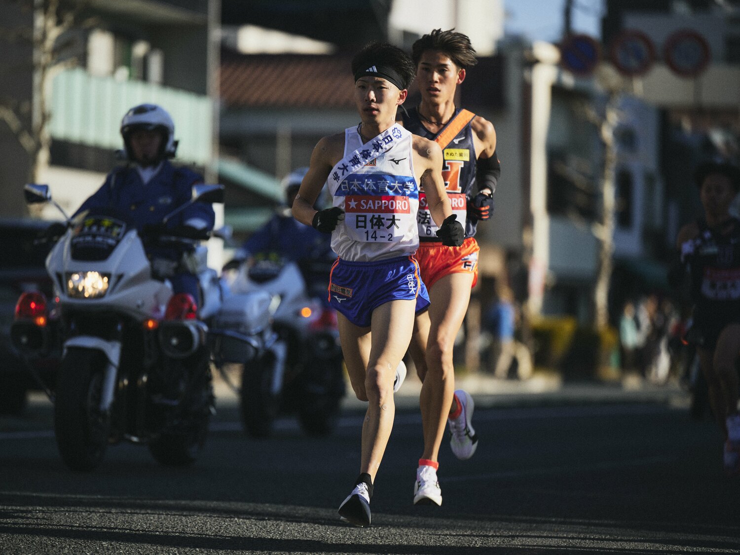 年始の箱根駅伝ではエース区間の2区を任されたものの区間19位に沈んだ山崎　©Yuki Suenaga
