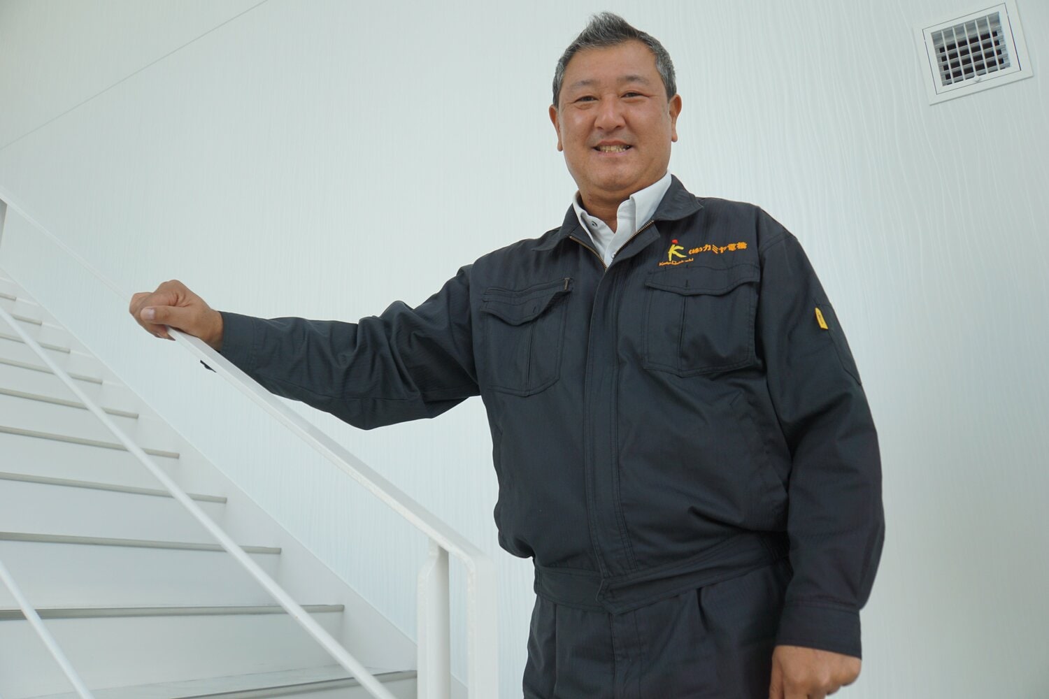 野口茂樹さん50歳。現在、「カミヤ電機」の営業マン ©Number Web