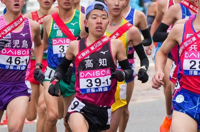 昨年末の都大路でも区間3位と好走した「四国の雄」高石は国学院大へ　©︎Satoshi Wada