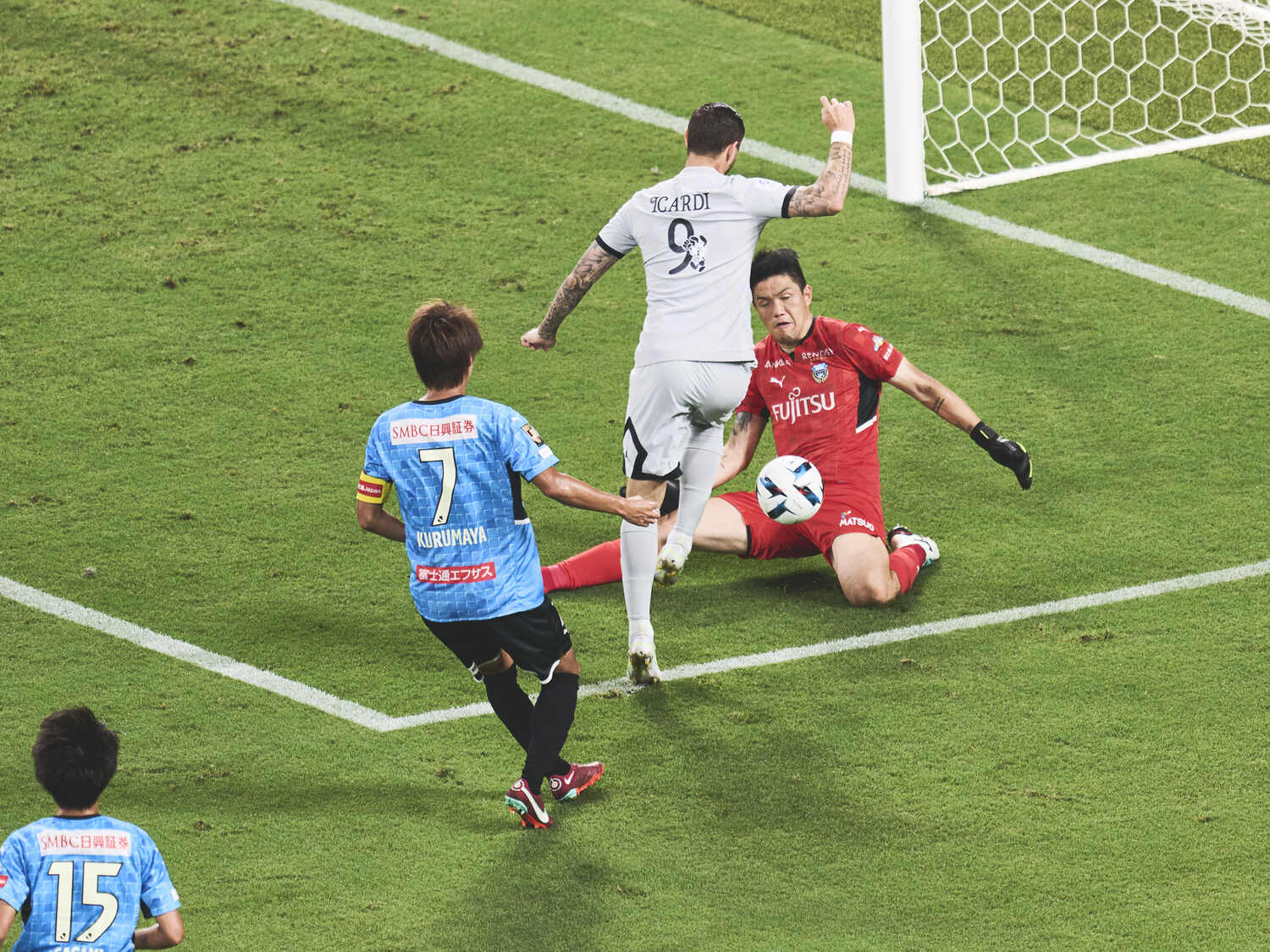 ナラギ記者の印象に残った川崎のGK、鄭成龍　©Yuki Suenaga