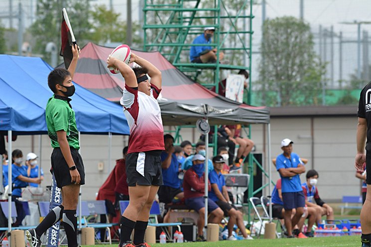 大学王者である早稲田ラグビーに混ざり、その技術を磨いていく ©︎WASEDA University