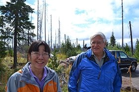 「来年はトレイルエンジェルになるよ」と言うテッド。 