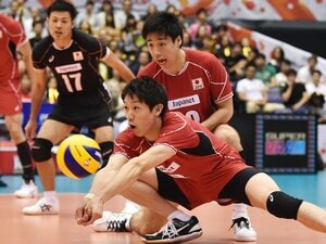 2015年ワールドカップ、当時19歳の石川祐希をフォローする米山裕太
