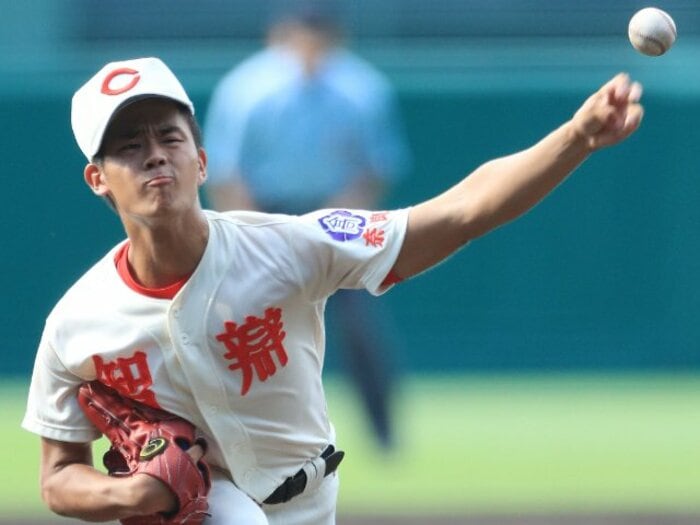 〈球速差40キロ〉名門・横浜も打てなかった智弁学園エース西村王雅の“魔球”…“甲子園投手だった父”への意地も?<Number Web> photograph by JIJI PRESS